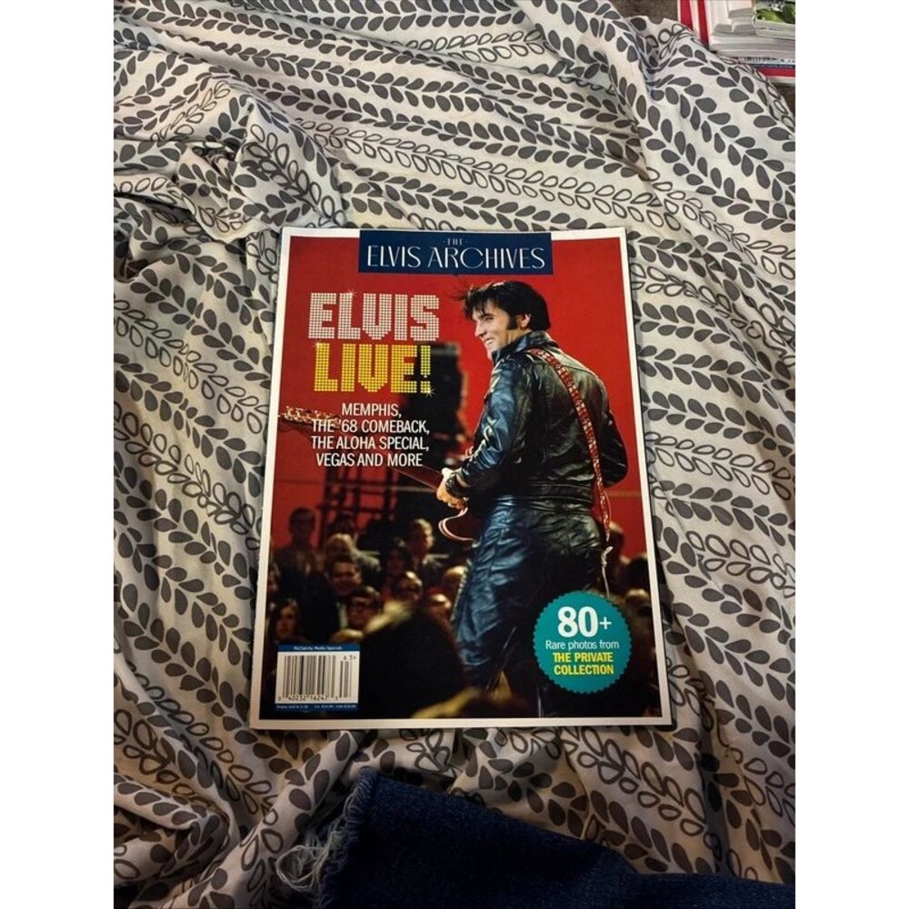 Elvis Archives Magazine Elvis Live! Rare Photos Private Collection Memphis Vegas